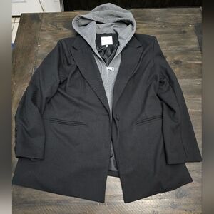 Bagatelle Collection New York Womens Blazer Jacket Layered Look XL GUC